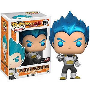 Funko Pop! Animation Dragon Ball Z Super Saiyan God Super Saiyan Vegeta 156 Exclusivo Metallic