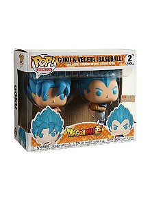 Funko Pop! Animation Dragon Ball Z Goku & Vegeta Baseball 2 Pack Exclusivo