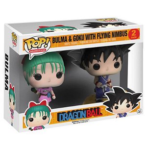 Funko Pop! Animation Dragon Ball Z Bulma & Goku with Flying Nimbus 2 Pack