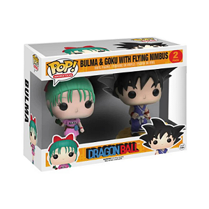 Funko Pop! Animation Dragon Ball Z Bulma & Goku With Flying Nimbus 2 Pack