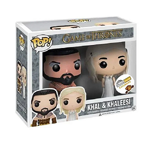 Funko Pop! Television Game Of Thrones Khal & Khalessi 2 Pack Exclusivo