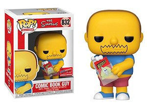Funko Pop! Simpsons Comic Book Guy 832 Exclusivo