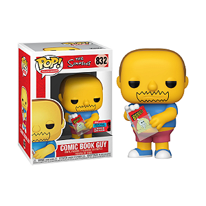 Funko Pop! Television Os Simpsons Comic Book Guy 832 Exclusivo