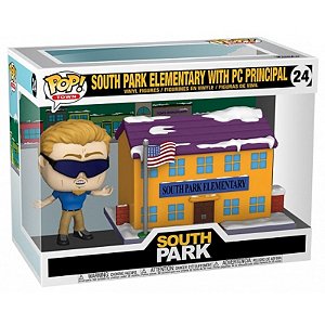 Funko Pop! Town Television South Park Elementary With Pc Principal 24