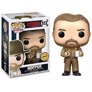 Funko Pop! Television Stranger Things Hopper 512 Exclusivo Chase