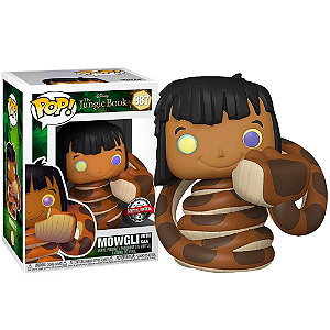 Funko Pop! Disney Mogli O Menino Lobo Mowgli With Kaa 987 Exclusivo