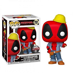 Funko Pop! Marvel Construction Worker Deadpool 781 Exclusivo