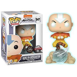Funko Pop! Animation Avatar Aang On Airscooter 541 Exclusivo Chase Glow