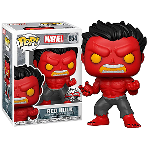 Funko Pop! Marvel Hulk Red Hulk 854 Exclusivo