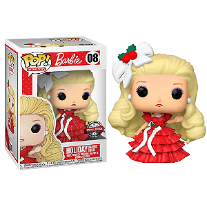 Funko Pop! Retro Toys Barbie Holiday Barbie 08 Exclusivo Natal