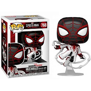 Funko Pop! Marvel Homem Aranha Spider Man Miles Morales Track Suit 768