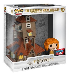 Funko Pop! Town Filme Harry Potter The Burrow & Molly Weasley 16 Exclusivo