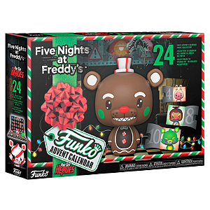 Funko Pop! Calendario Advento Especial Natal Games Five Nights At Freddy's 24 Pecas 2021