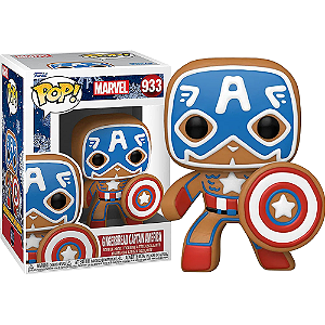 Funko Pop! Marvel Capitao America Gingerbread Captain America 933