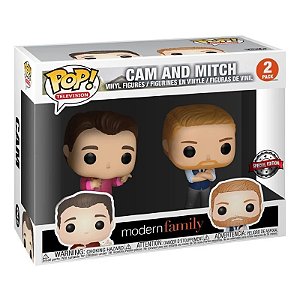 Funko Pop! Television Modern Family Cam And Mitch 2 Pack Exclusivo