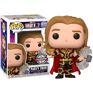 Funko Pop! Marvel What If...? Party Thor 877 Exclusivo
