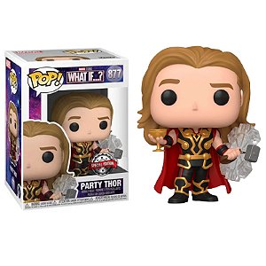 Funko Pop! Marvel What If? Party Thor 877 Exclusivo