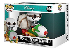 Funko Pop! Rides Disney O Estranho Mundo de Jack Skellington In Snowmobile 104