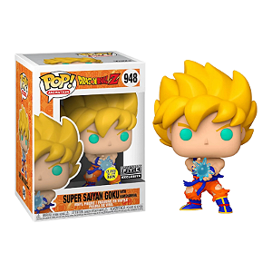 Funko Pop! Animation Dragon Ball Z Super Saiyan Goku 948 Exclusivo Glow