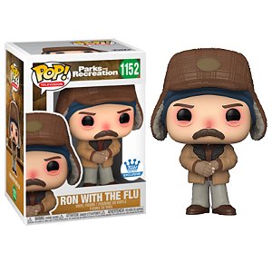 Funko Pop! Television Parks And Recreation Ron With The Flu 1152 Exclusivo