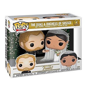Funko Pop! Família Real Royals The Duke & Duchess Of Sussex 2 Pack