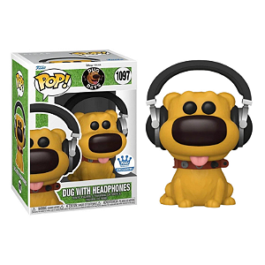 Funko Pop! Disney Up Altas Aventuras Dug With Headphones 1097 Exclusivo