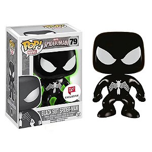 Funko Pop! Marvel Homem Aranha / Spider Man Black Suit Spider Man 79 Exclusivo Glow
