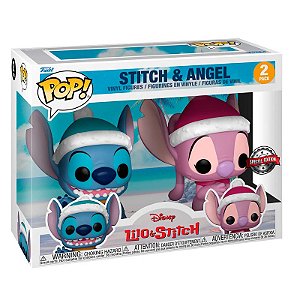 Funko Pop! Disney Lilo & Stitch & Angel 2 Pack Exclusivo