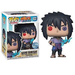 Funko Pop! Animation Naruto Shippuden Sasuke Rinnegan 1023 Exclusivo Glow Chase