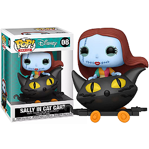 Funko Pop! Disney Trains O Estranho Mundo de Jack Sally In Cat Cart 08