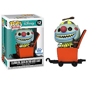 Funko Pop! Trains Disney O Estranho Mundo de Jack Clown In Jack In The Box Cart 12 Exclusivo
