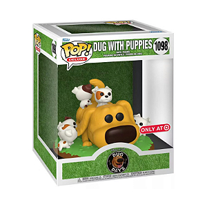 Funko Pop! Disney UP Altas Aventuras Dug Days Dug With Puppies 1098 Exclusivo