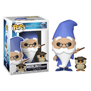 Funko Pop! Disney A Espada Era Lei Merlin With Archimedes 1100