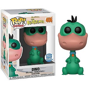 Funko Pop! The Flintstones Green Dino 406 Exclusivo