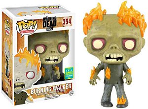 Funko Pop! Television The Walking Dead Burning Walker 354 Exclusivo