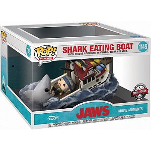 Funko Pop! Filme Jaws Tubarao Shark Eating Boat 1145 Exclusivo
