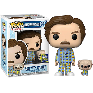 Funko Pop! Filme O Ancora / Anchorman Ron With Baxter 946 Exclusivo