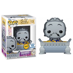 Funko Pop! Disney A Bela e A Fera Beauty And The Beast Cogsworth 1138 Exclusivo Chase