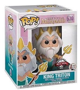 Funko Pop! Filme Disney A Pequena Sereia King Triton 570 Exclusivo