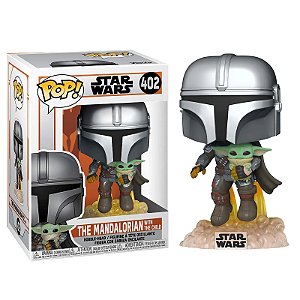 Funko Pop! Television Star Wars Baby Yoda The Mandalorian With The Child 402