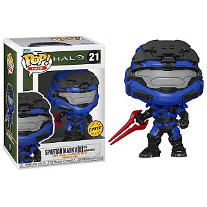 Funko Pop! Games Halo Spartan Mark V [B] With Energy Sword 21 Exclusivo Chase
