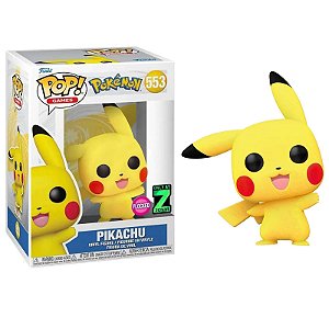 Funko Pop! Games Pokemon Pikachu 553 Exclusivo Flocked
