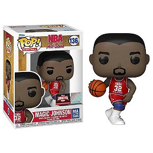 Funko Pop! Basketball NBA All-Stars Magic Johnson 136 Exclusivo