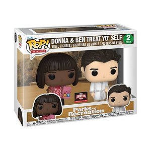 Funko Pop! Television Parks And Recreation Donna & Ben Treat Yo' Self 2 Pack Exclusivo