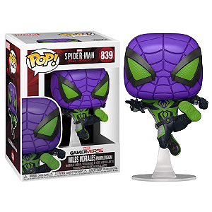 Funko Pop! Marvel Homem Aranha Miles Morales Purple Reign 839