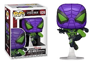 Funko Pop! Marvel Homem Aranha Spider Man Miles Morales Purple Reign 839