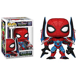 Funko Pop! Mech Strike Monster Hunters Spider-Man 997 Exclusivo