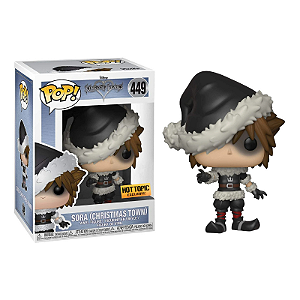 Funko Pop! Games Kingdom Hearts Sora (Christmas Town) 449 Exclusivo