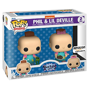 Funko Pop! Animation Rugrats Phil & Lil DeVille 2 Pack Exclusivo