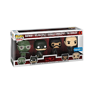 Funko Pop! DC Comics Batman Selina Oswald The Riddler 4 Pack Exclusivo